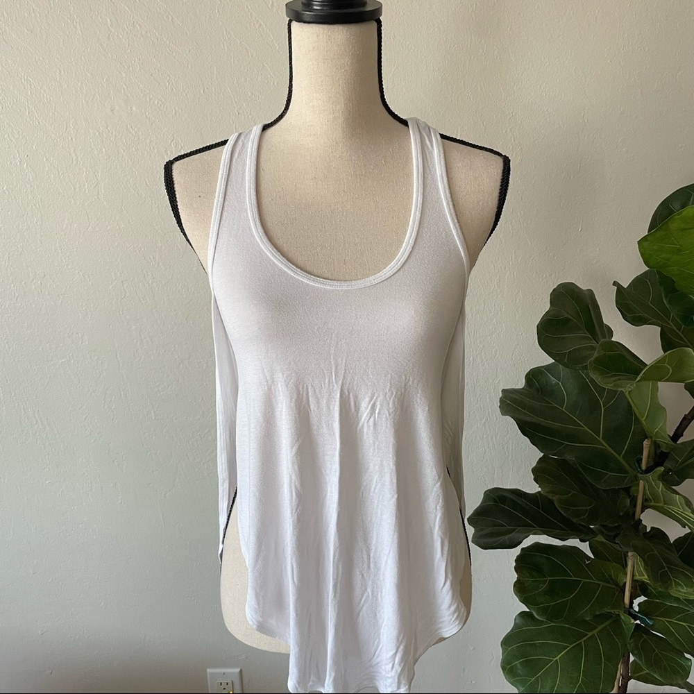*** JOAH BROWN Racerback Open Side Tank Top S/M ***